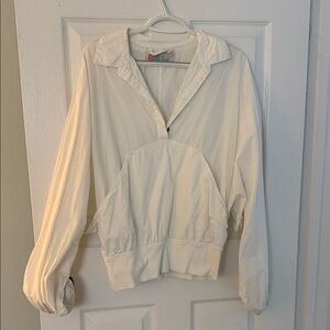 Free People beach Women's White Pullover Jacket